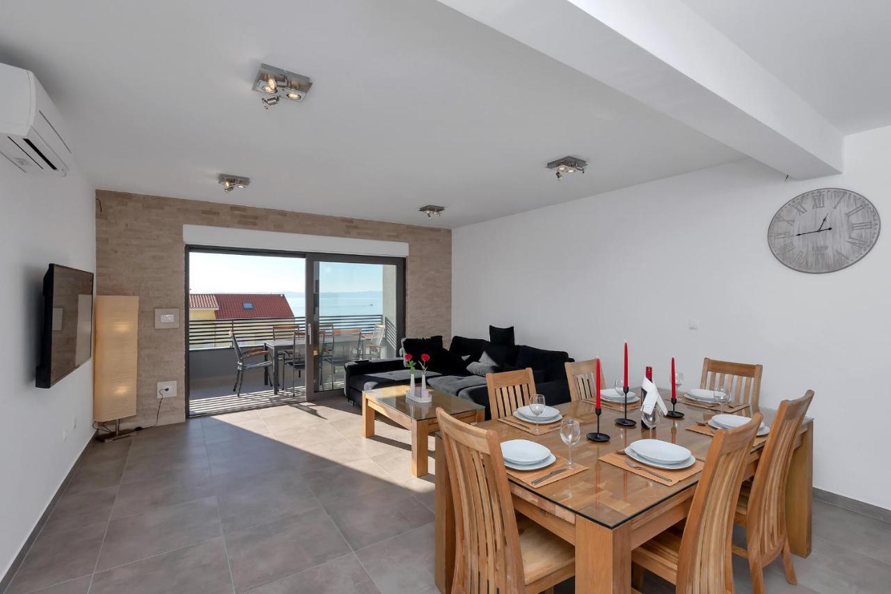 Luxury Apartment Sidro With Free Beach Parking Makarska Kültér fotó