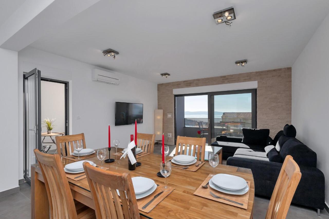 Luxury Apartment Sidro With Free Beach Parking Makarska Kültér fotó